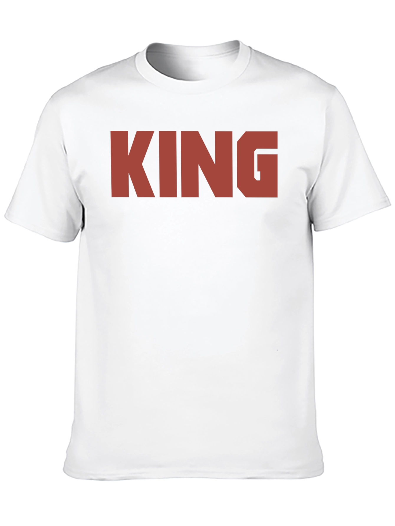 Bold King Graphic Tee - Black Crew Neck Shirt