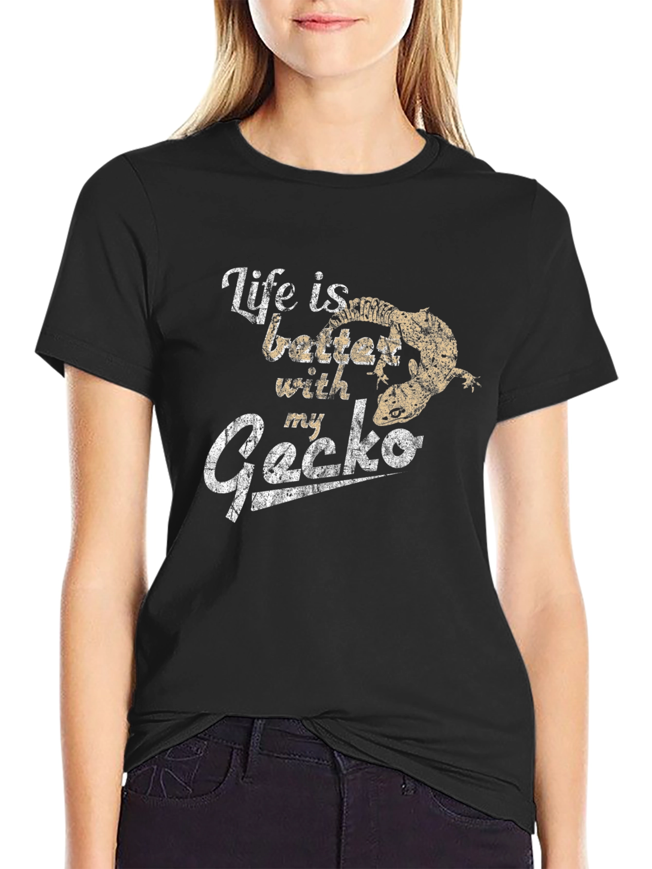 Life is Better with My Gecko T-Shirt