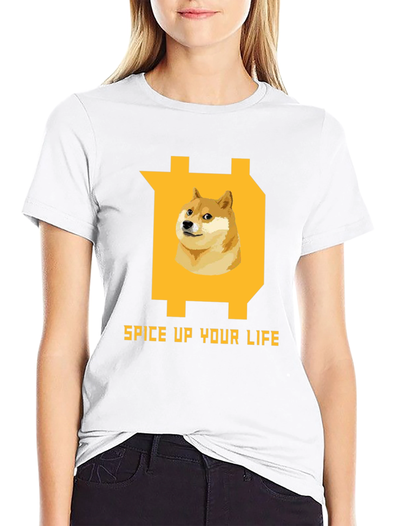 Dogecoin Bitcoin Meme T-Shirt - Spice Up Your Life!