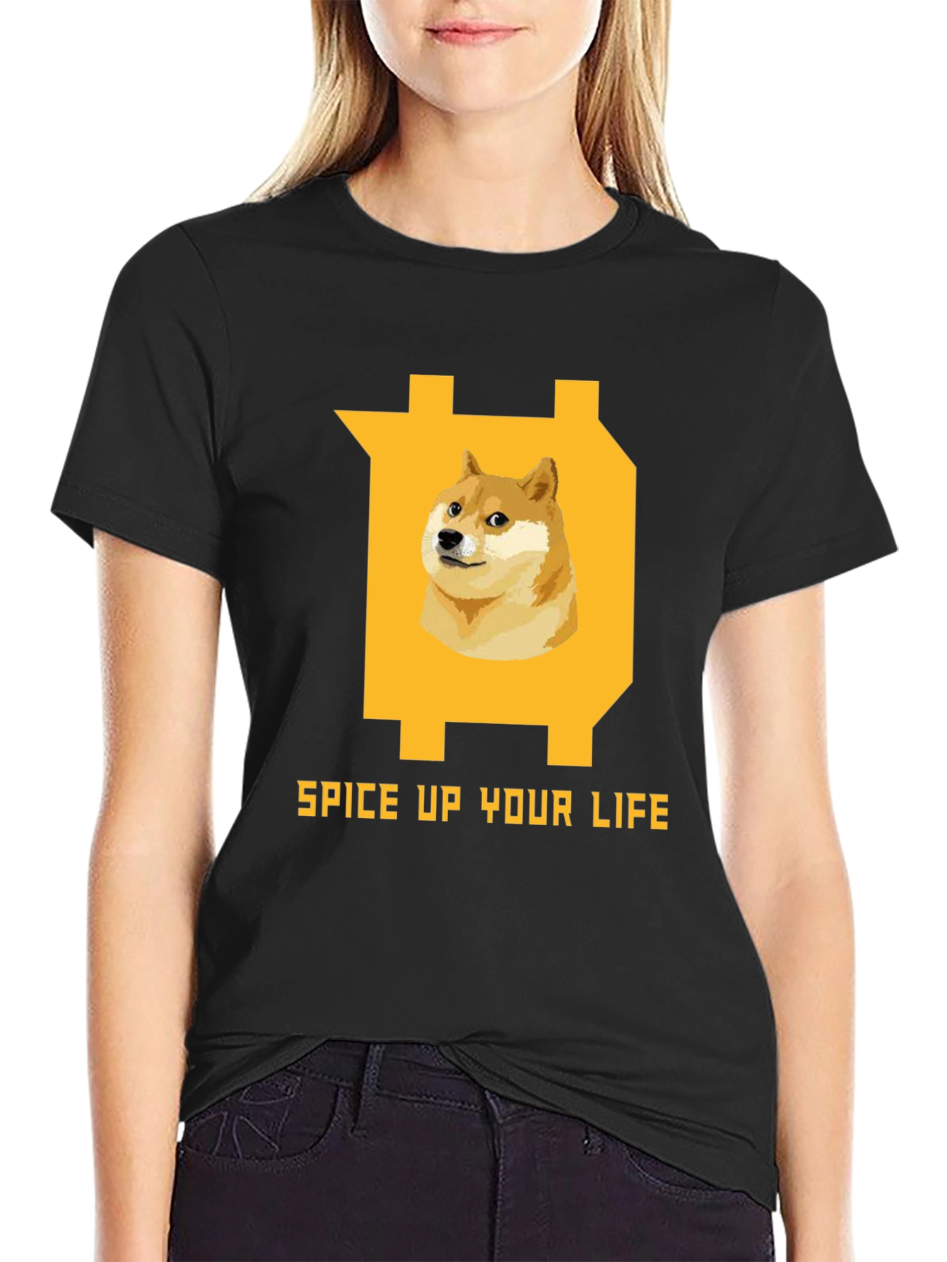 Dogecoin Bitcoin Meme T-Shirt - Spice Up Your Life!