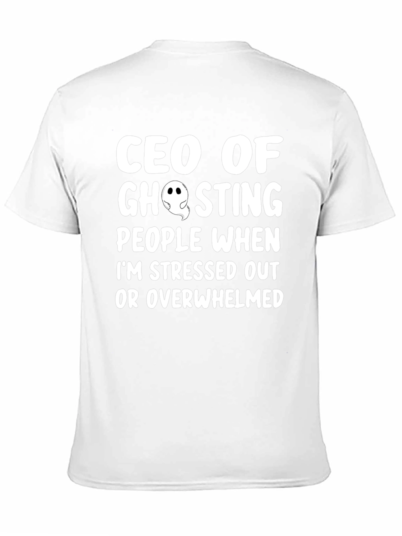 CEO of Ghosting Graphic Tee - Black Cotton Blend