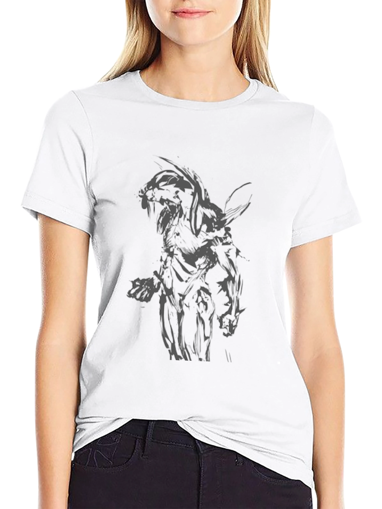 Mens Black Graphic T-Shirt