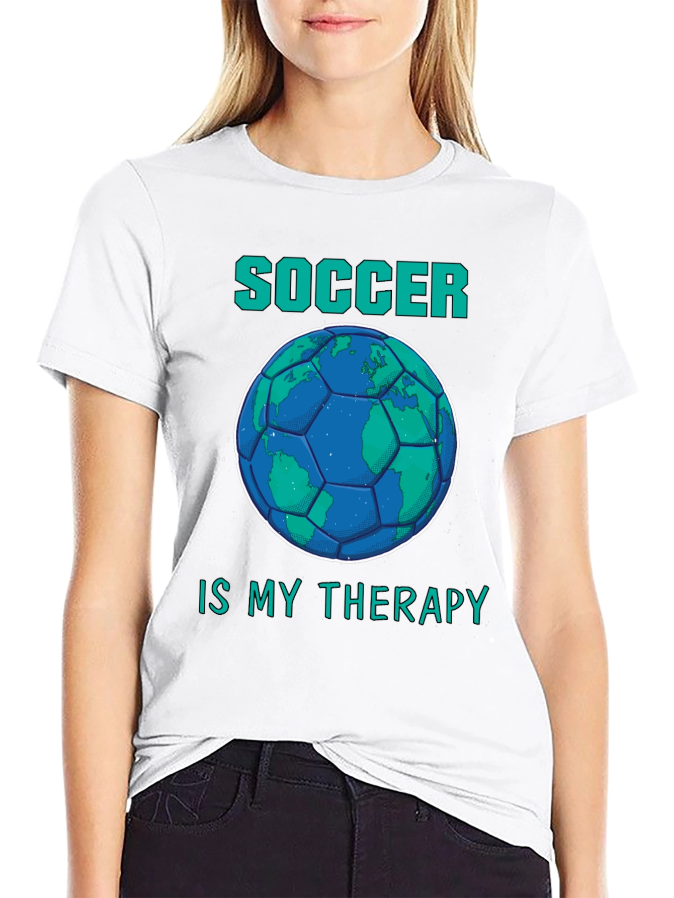 Soccer Is My Therapy T-Shirt