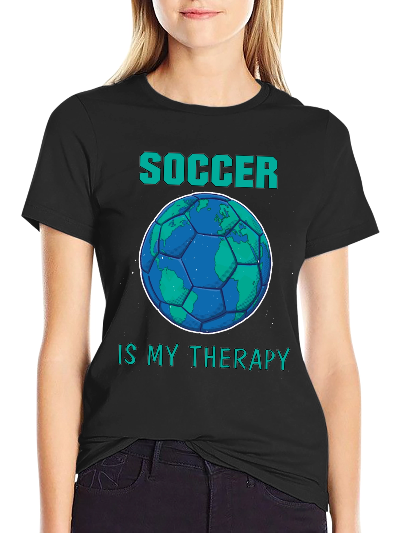 Soccer Is My Therapy T-Shirt