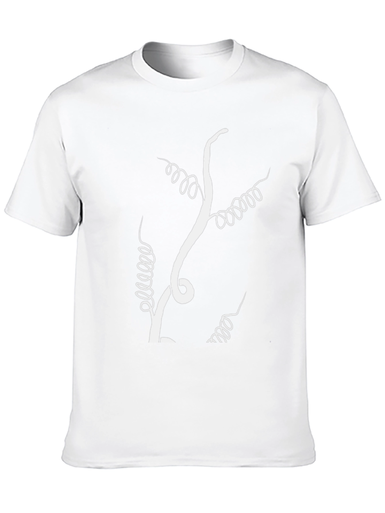 Vine Graphic Black T-Shirt - Unique Design