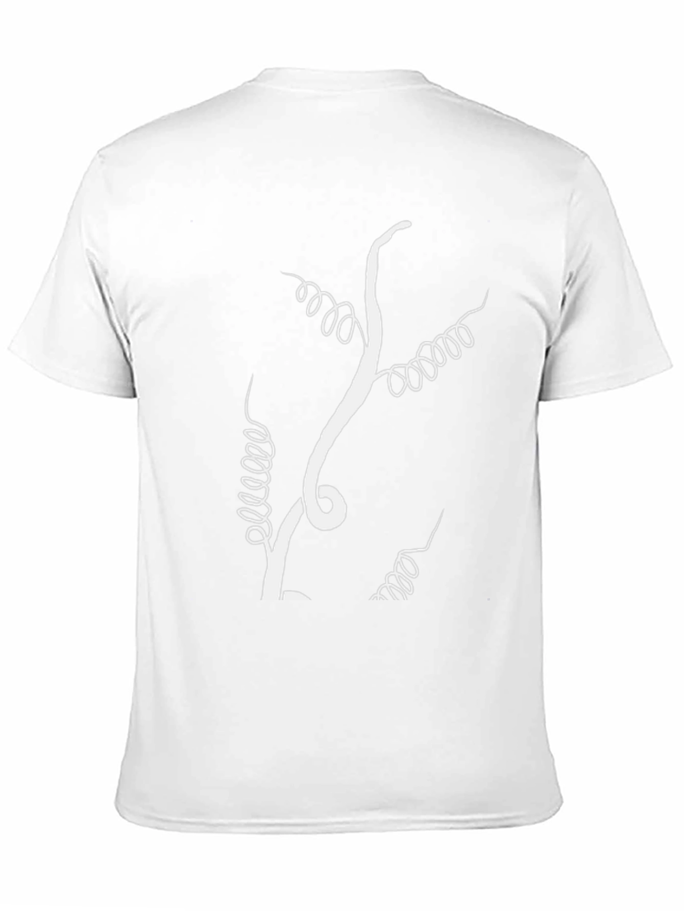 Vine Graphic Black T-Shirt - Unique Design