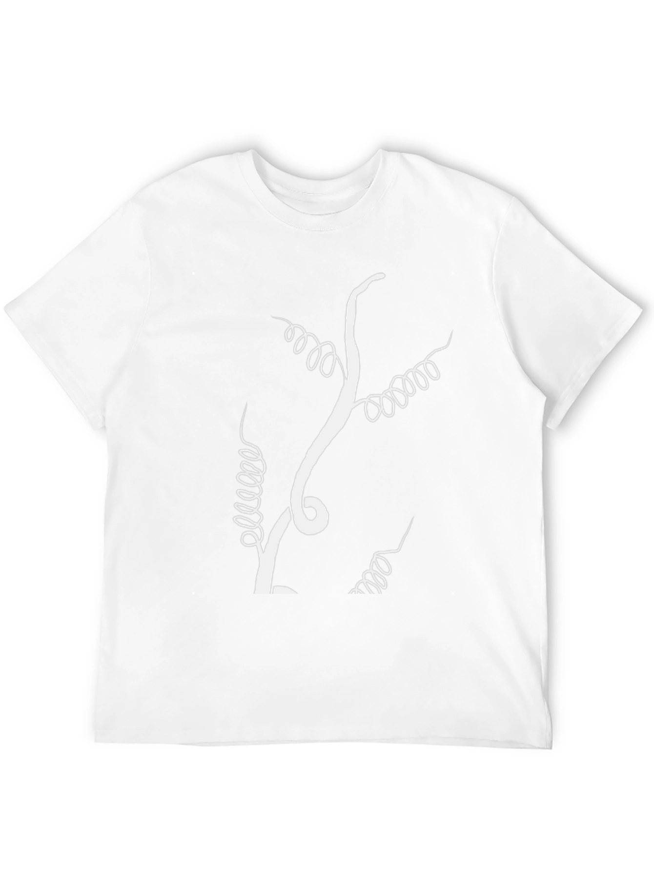 Vine Graphic Black T-Shirt - Unique Design