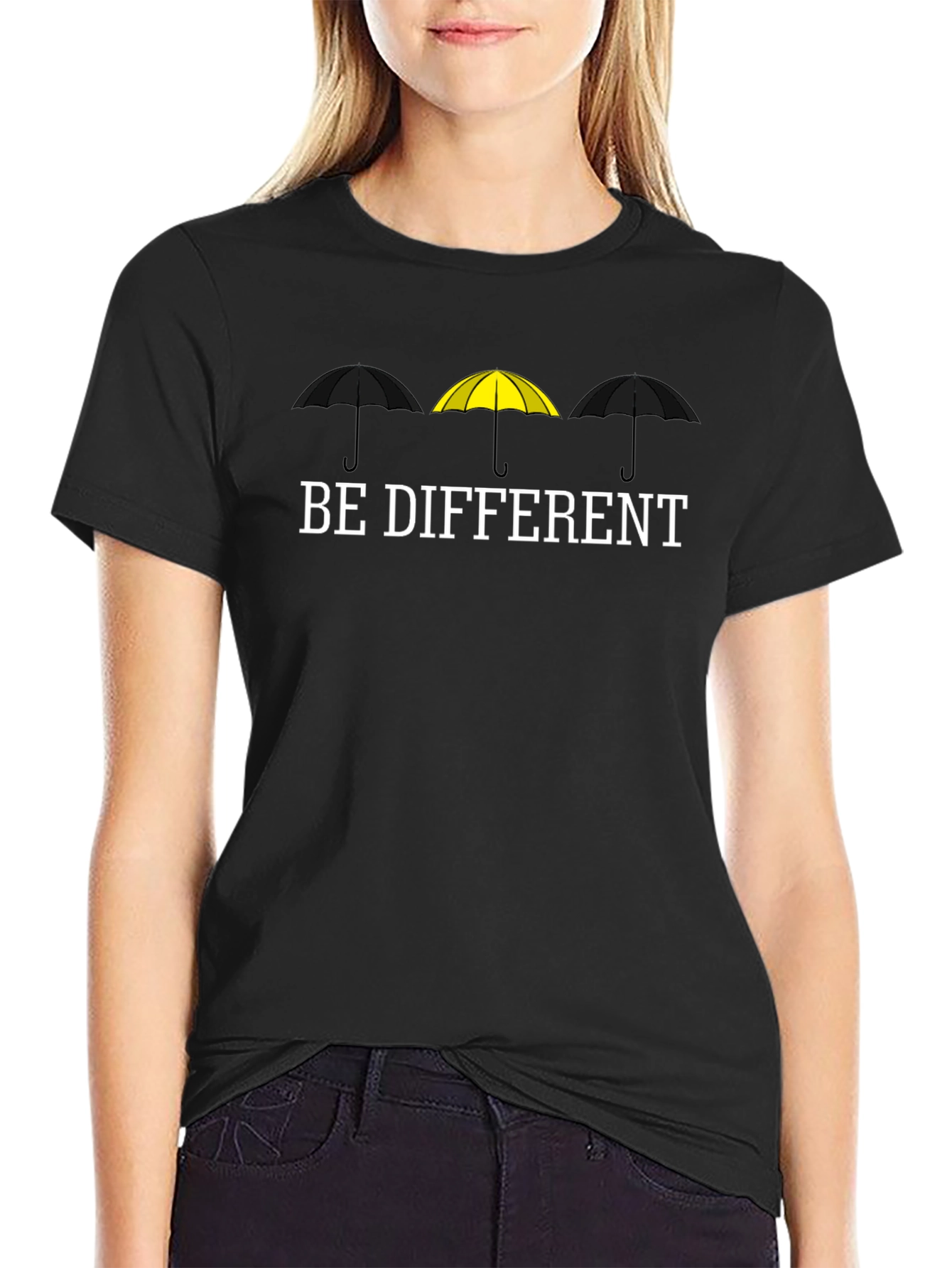 Be Different T-Shirt - Stylish Crew Neck Tee