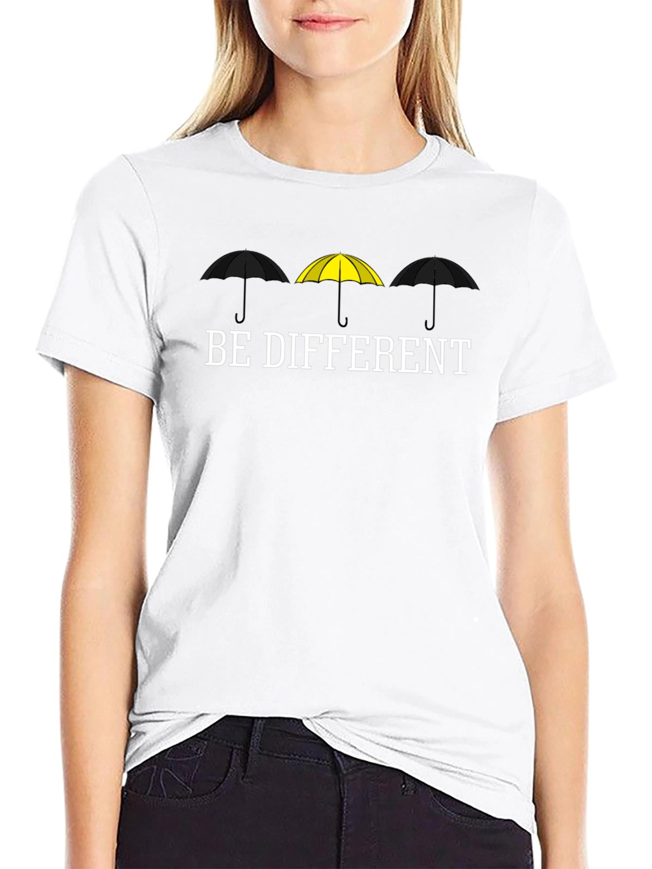 Be Different T-Shirt - Stylish Crew Neck Tee
