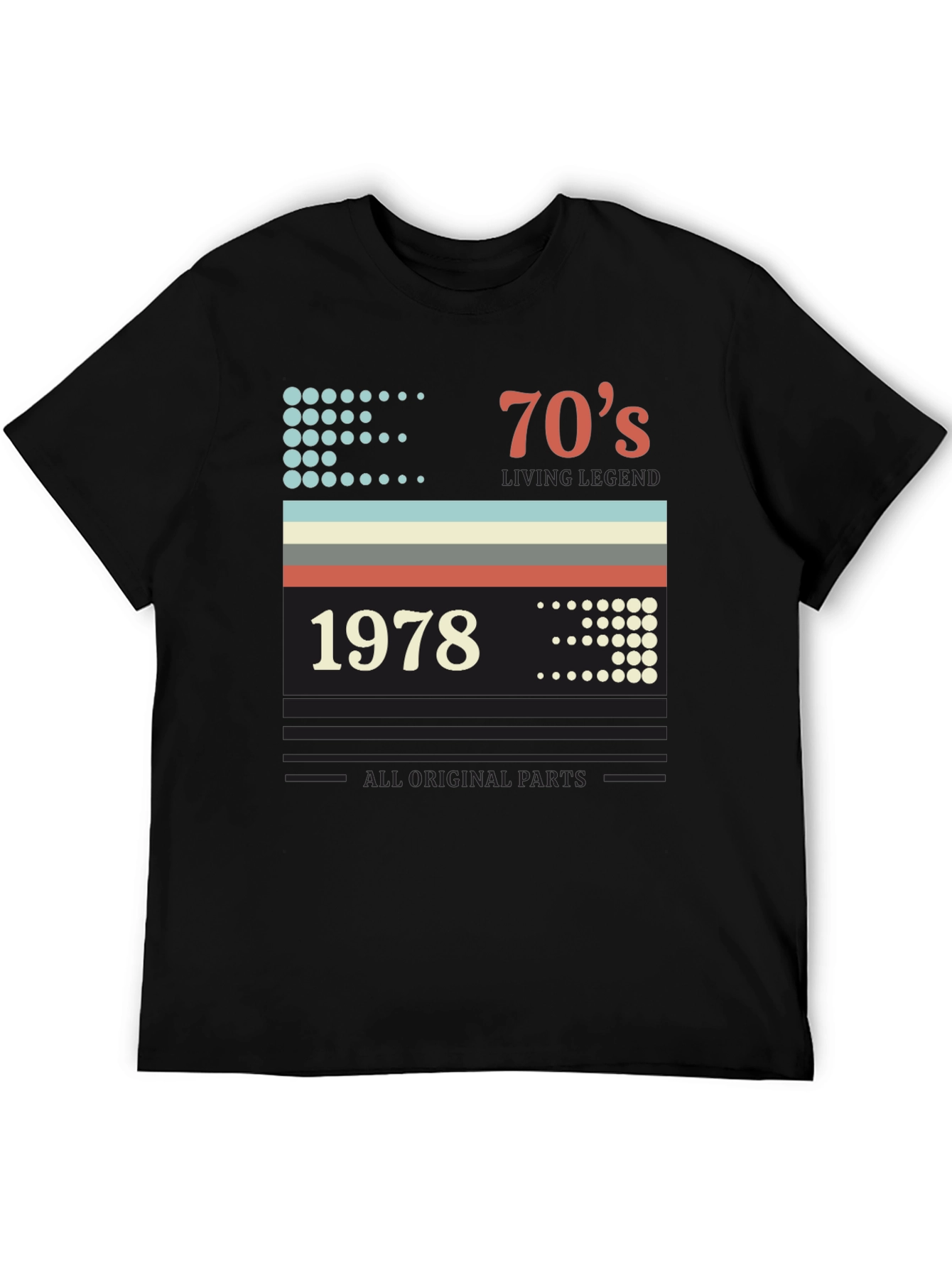 Retro 1978 Birthday T-Shirt - All Original Parts