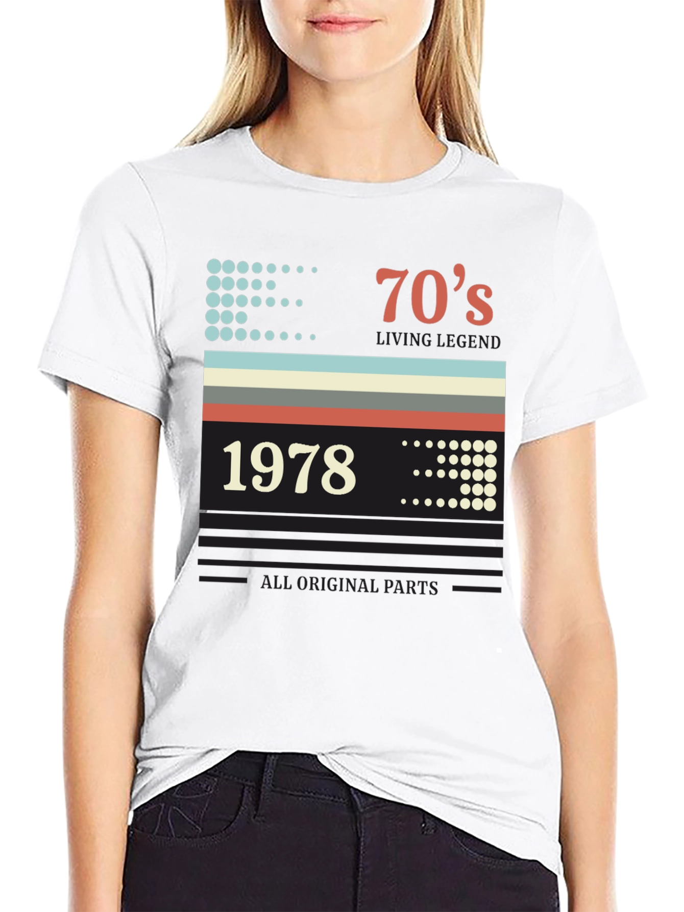 Retro 1978 Birthday T-Shirt - All Original Parts
