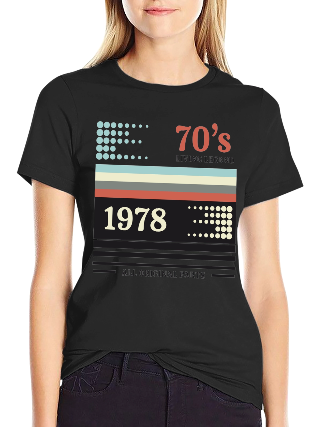 Retro 1978 Birthday T-Shirt - All Original Parts