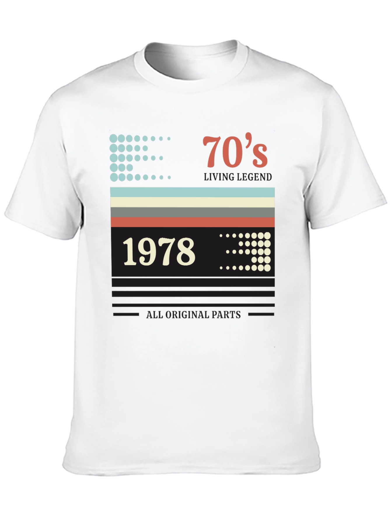 Retro 1978 Birthday T-Shirt - All Original Parts