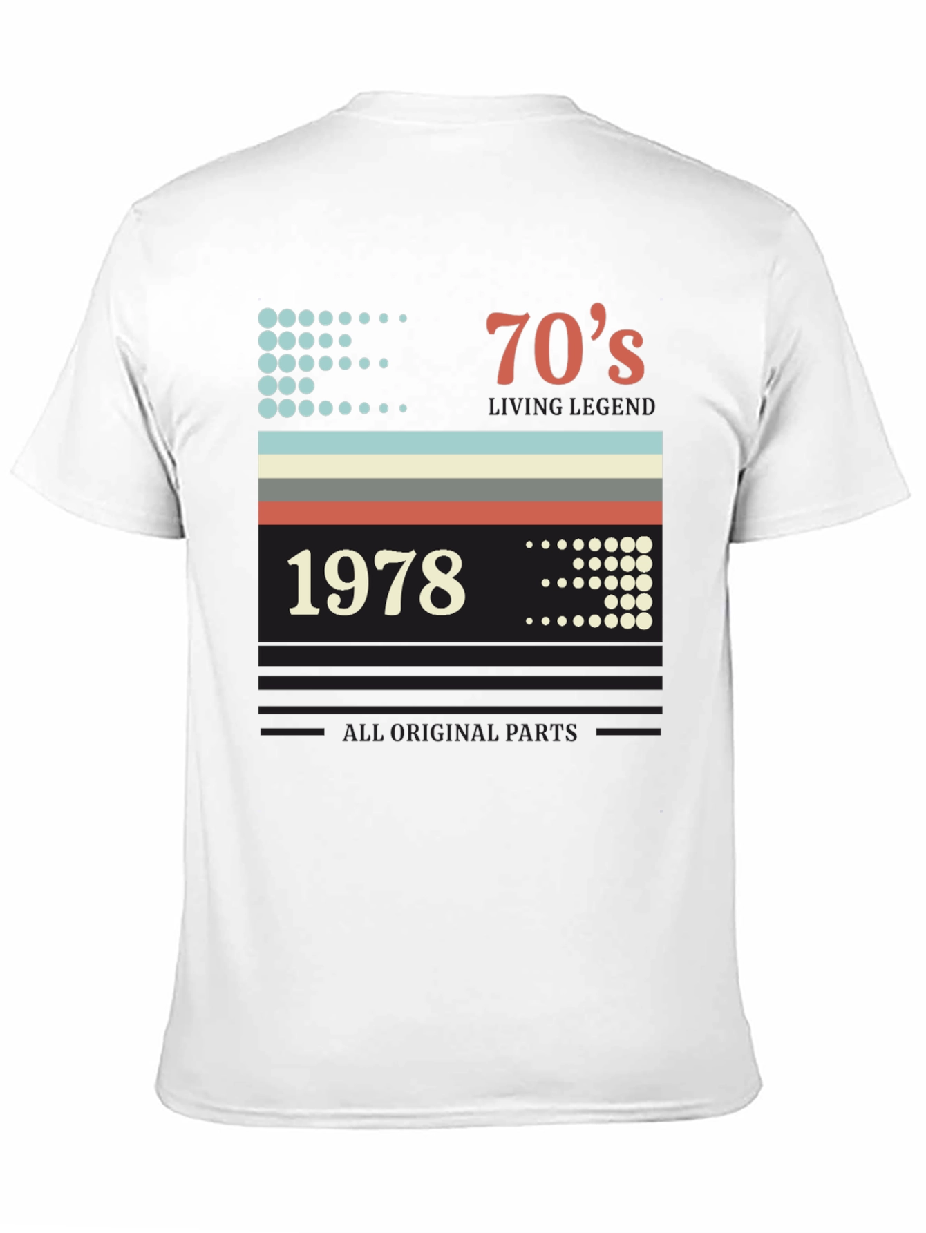 Retro 1978 Birthday T-Shirt - All Original Parts