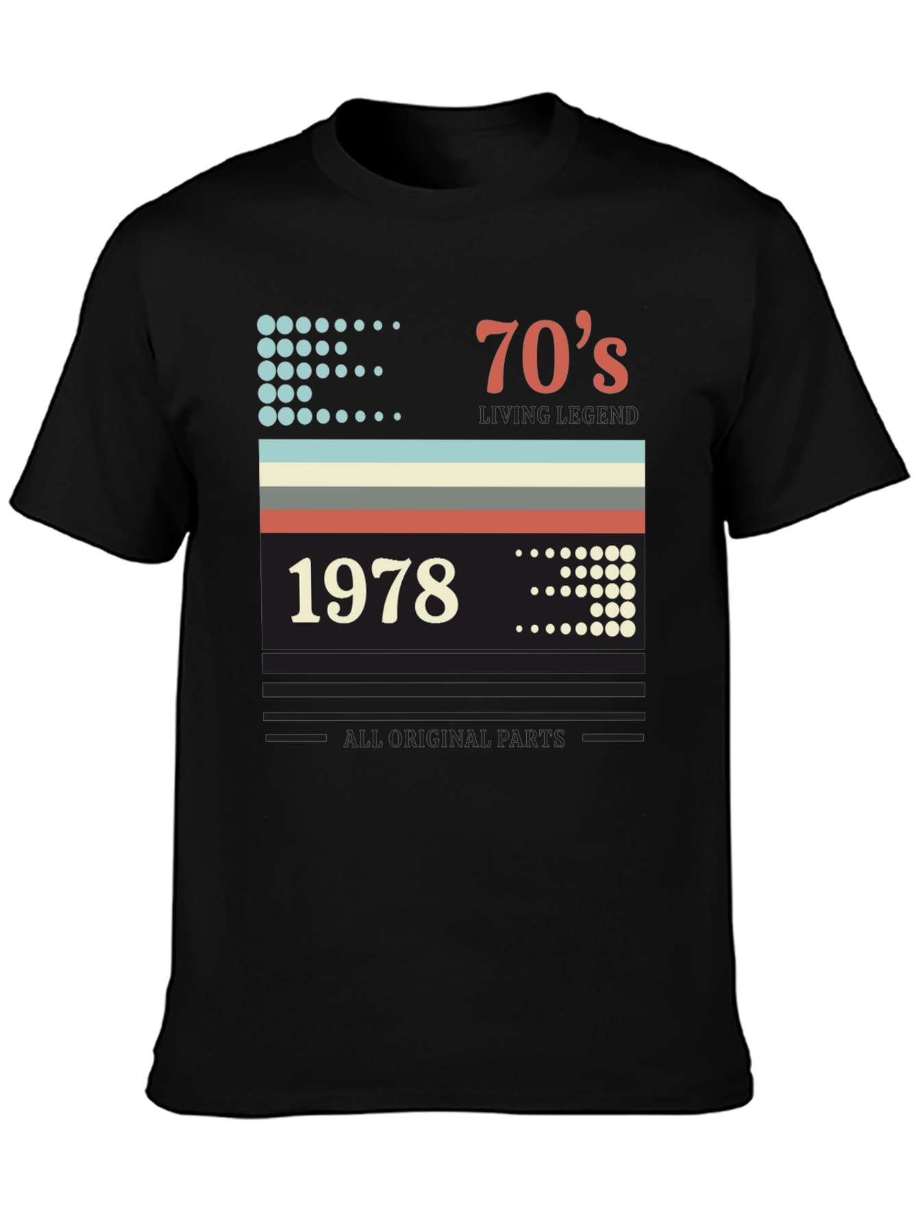 Retro 1978 Birthday T-Shirt - All Original Parts