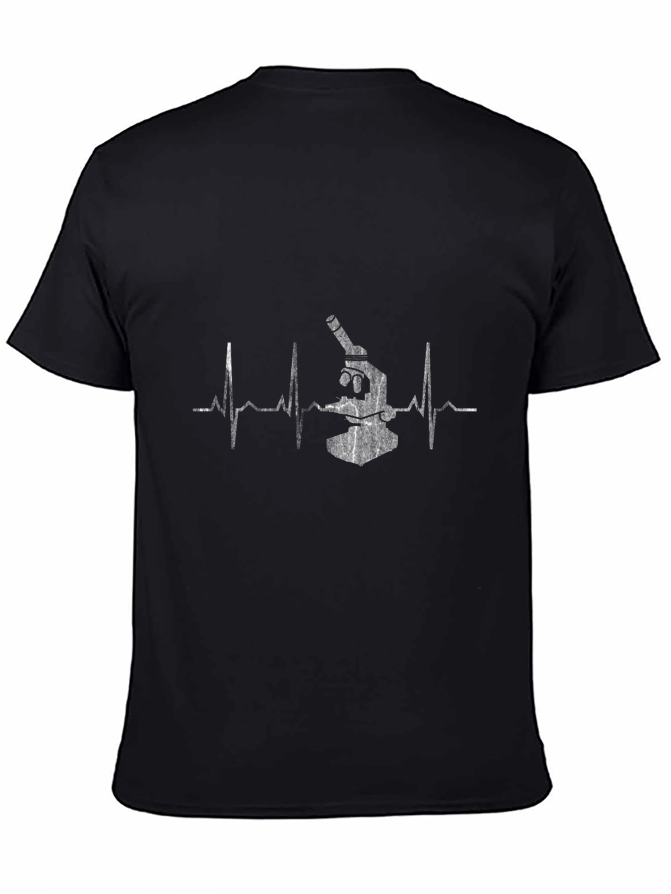 Science Heartbeat T-Shirt - Black