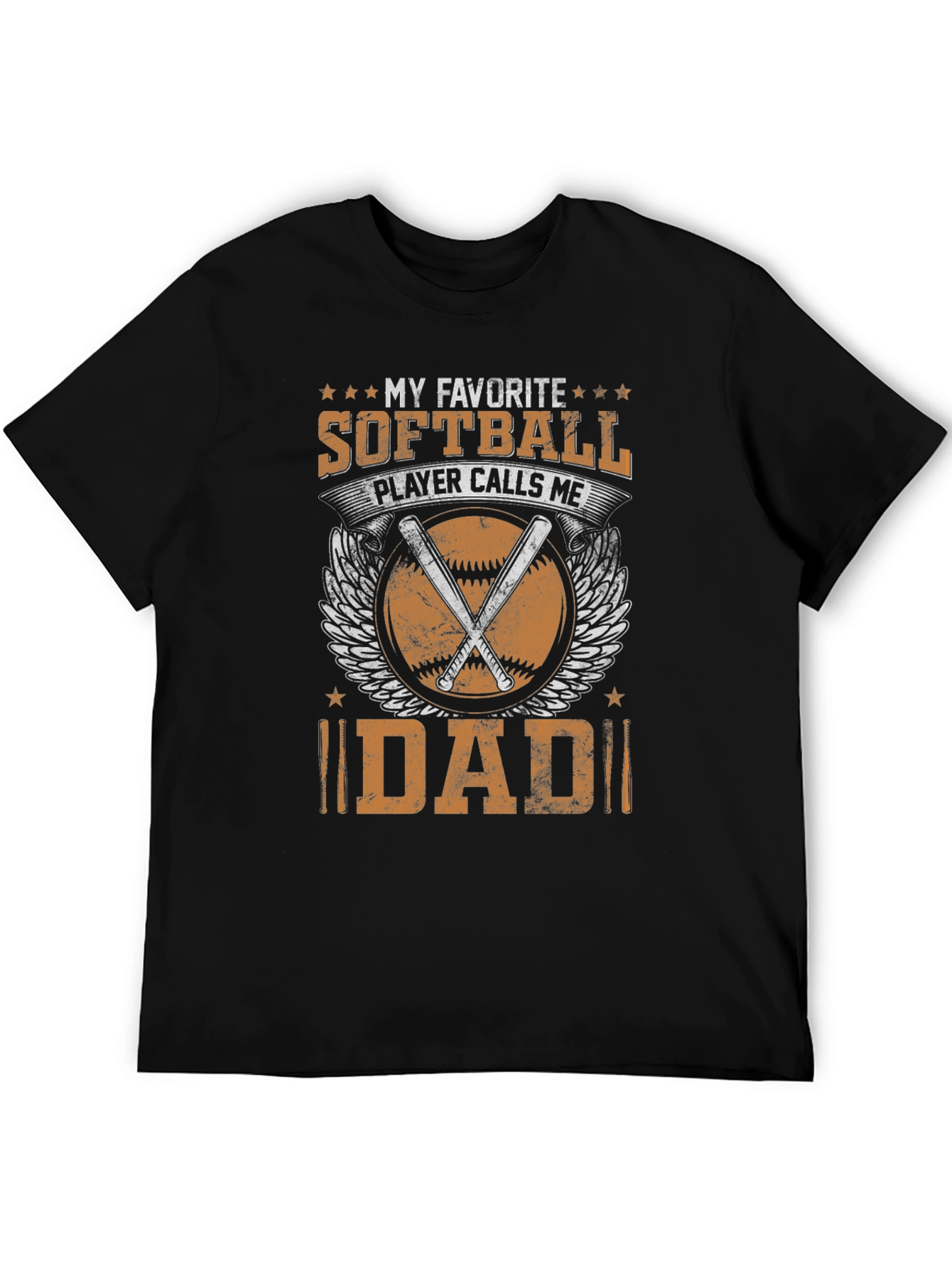 Softball Dad Graphic T-Shirt