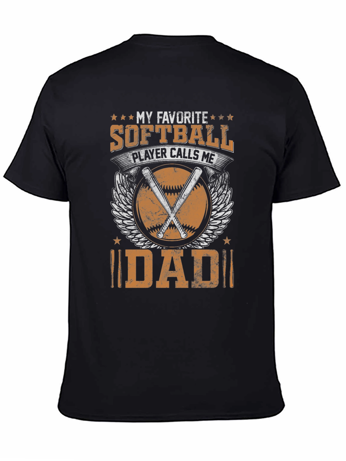Softball Dad Graphic T-Shirt