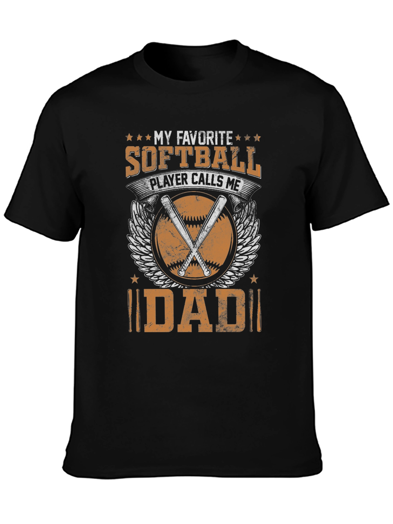 Softball Dad Graphic T-Shirt