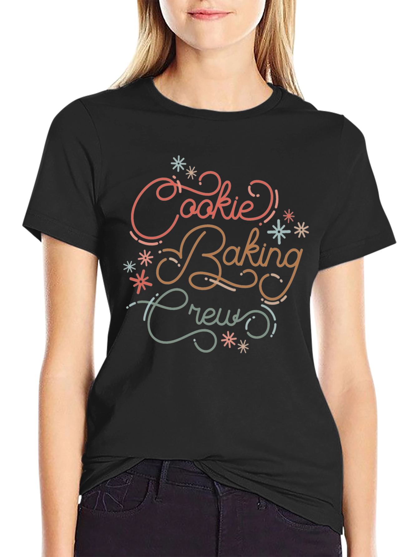 Cookie Baking Crew Graphic T-Shirt