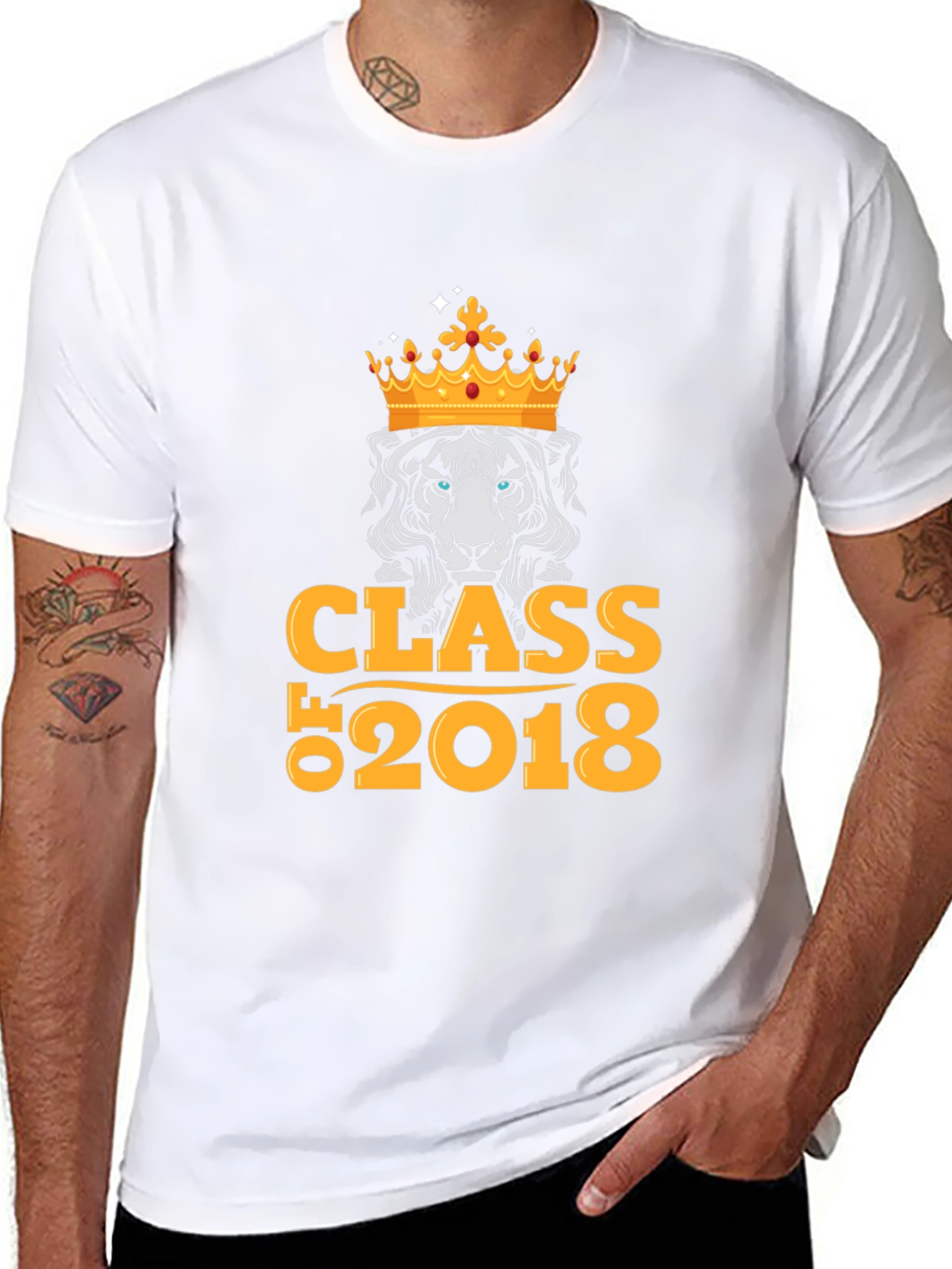 Class of 2018 Tiger Crown Graphic T-Shirt