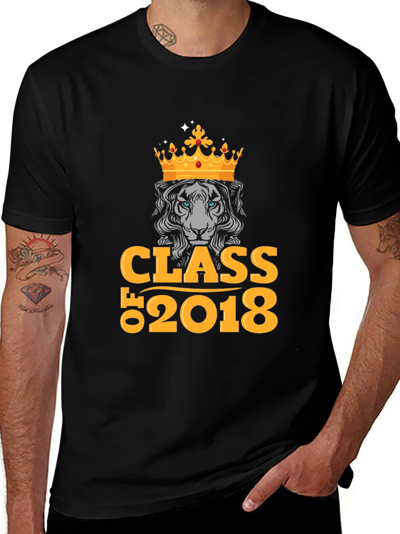 Class of 2018 Tiger Crown Graphic T-Shirt