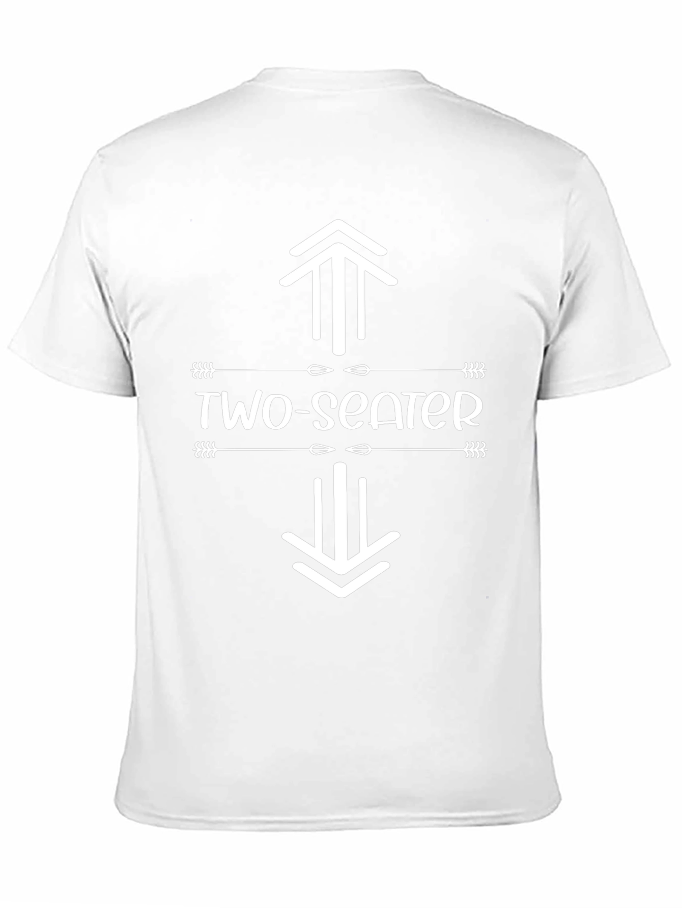 Two-Seater Graphic Tee -  Novelty Humor T-Shirt