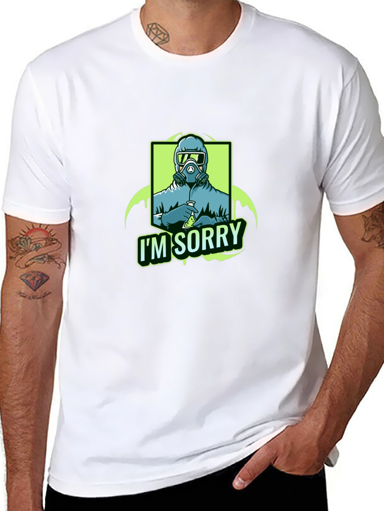 Im Sorry Hazmat T-Shirt - Unique Graphic Tee