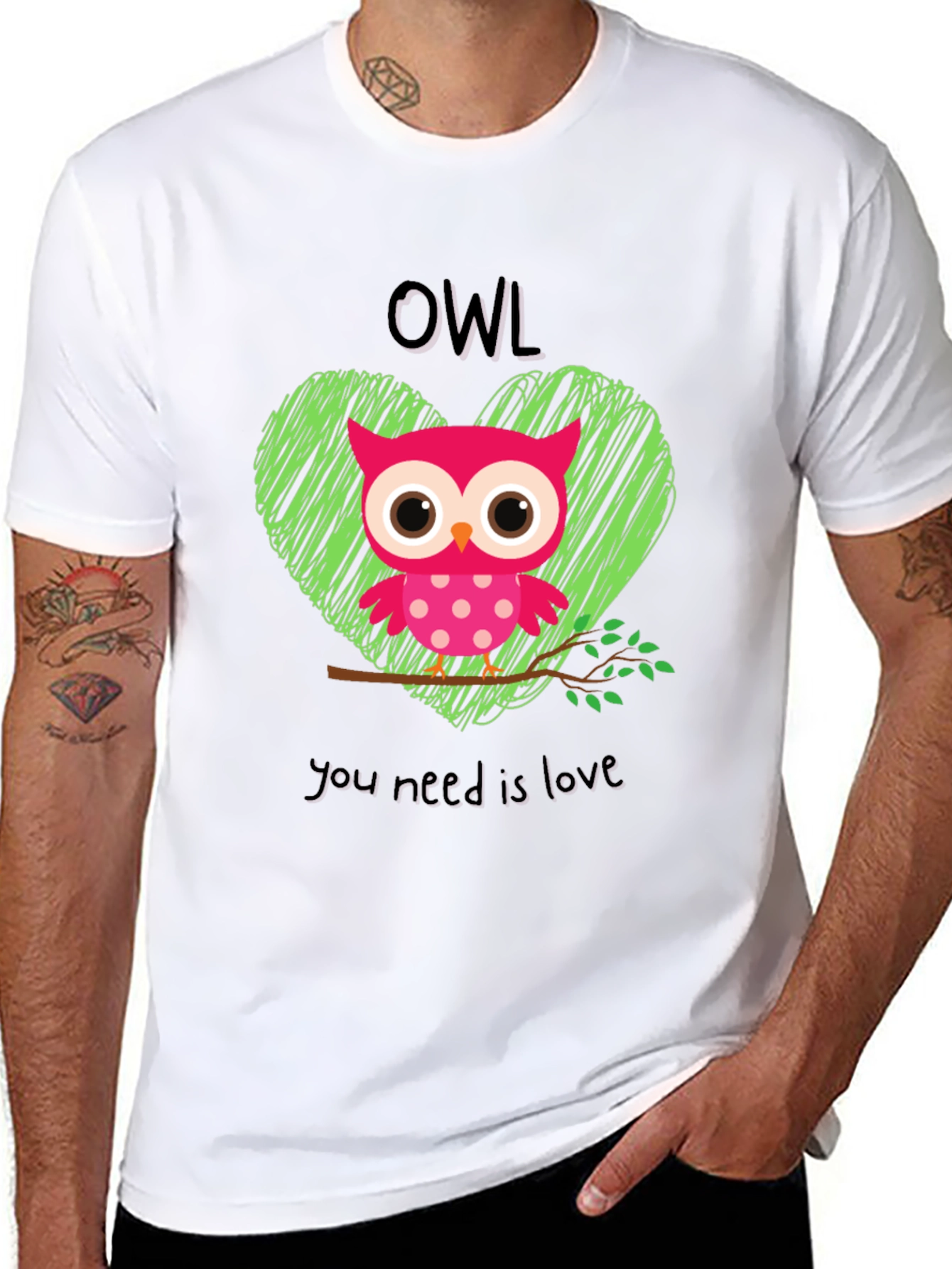 Owl You Need Is Love Graphic Tee
