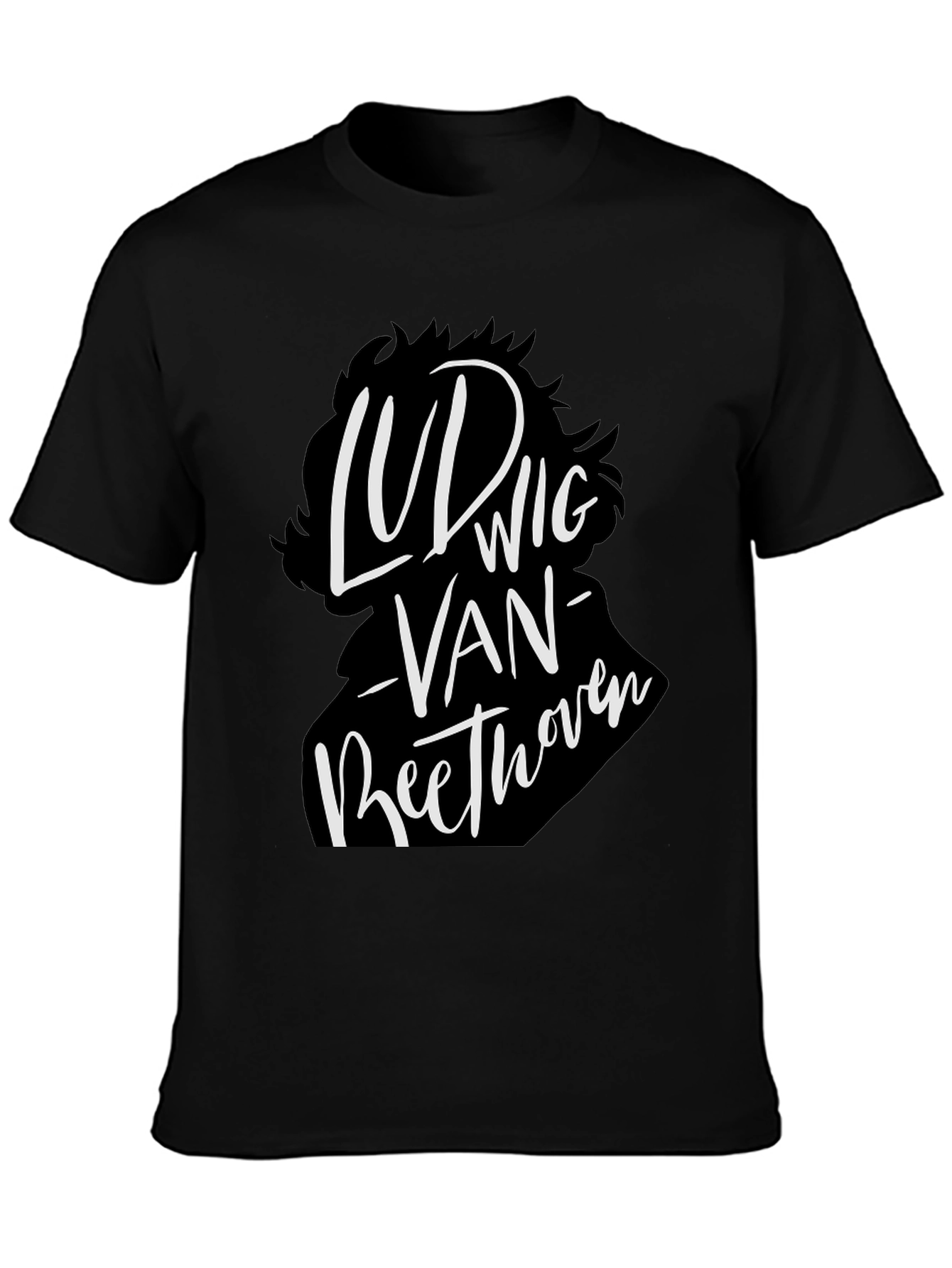 Ludwig Van Beethoven Graphic Tee - Black