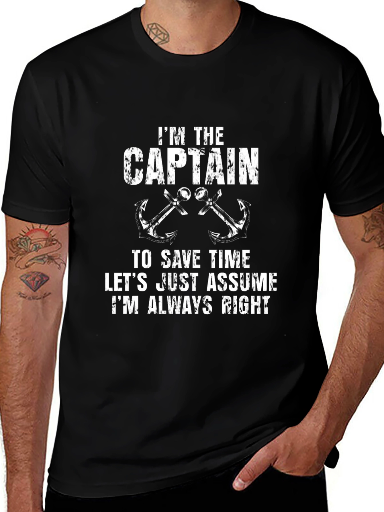 Im the Captain T-Shirt - Funny Slogan Tee
