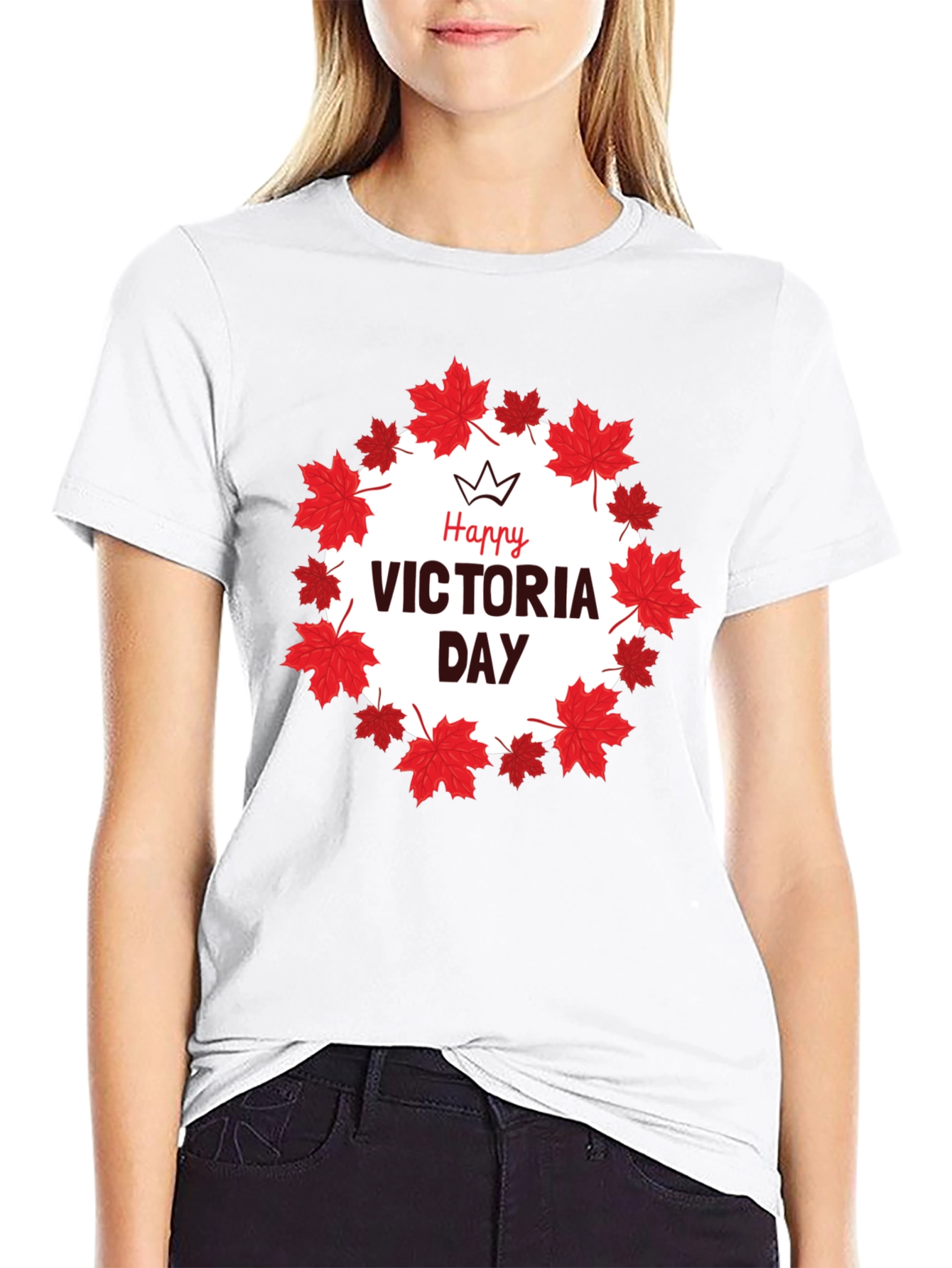 Happy Victoria Day Maple Leaf T-Shirt