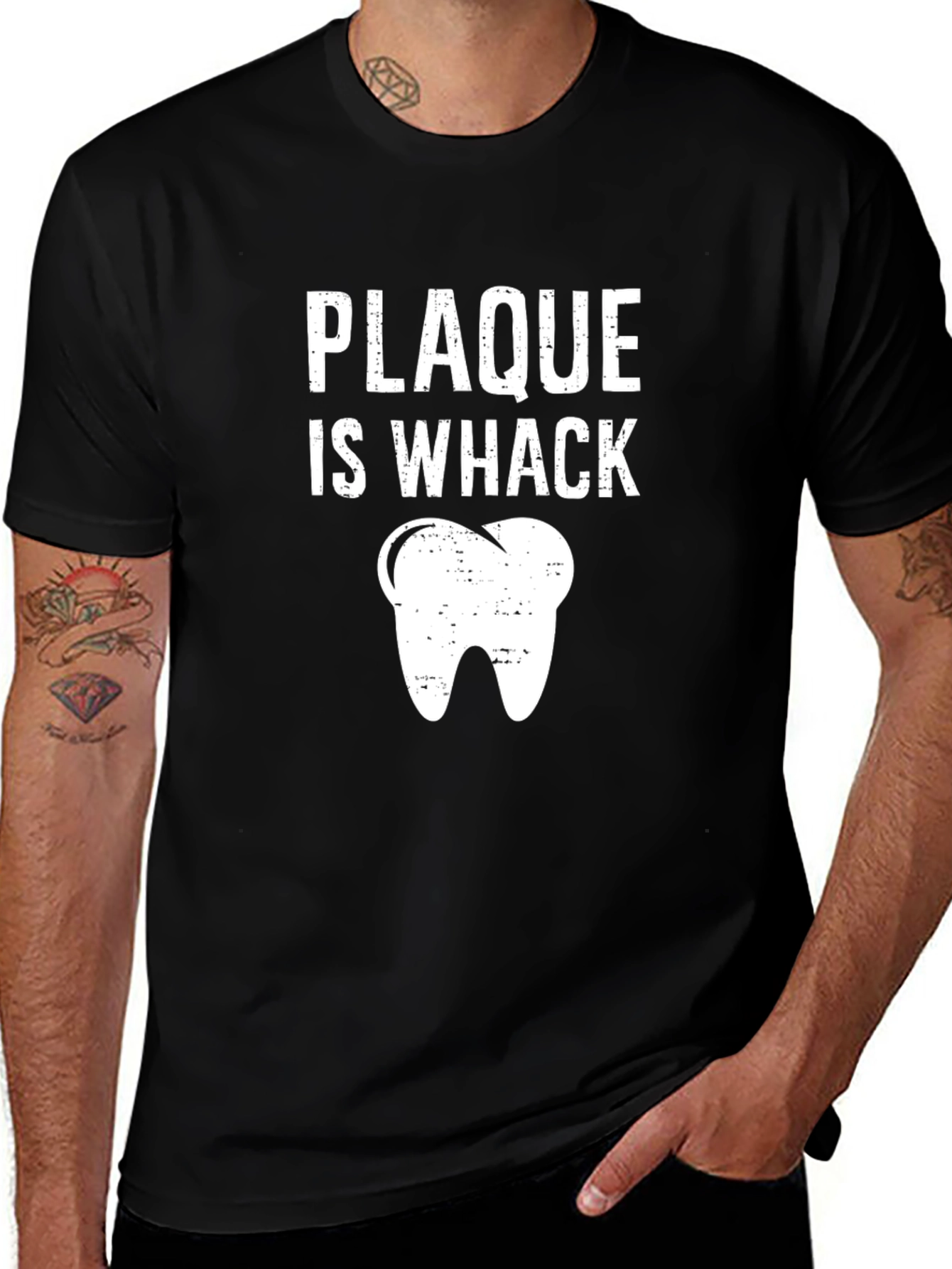 Plaque Is Whack Dental Humor T-Shirt