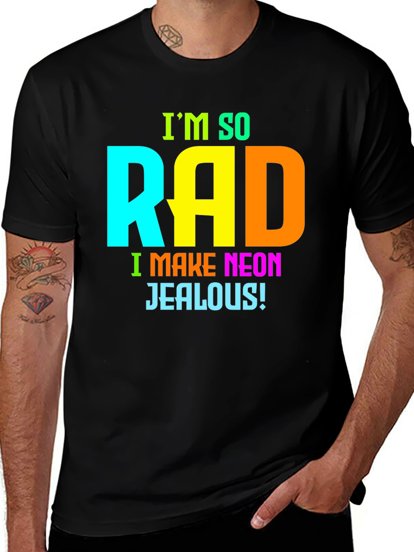 Im So Rad Neon Graphic Tee