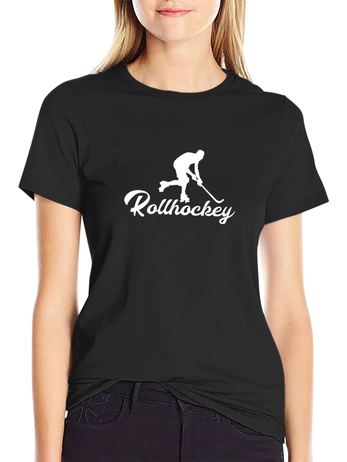 Rollhockey Graphic Tee - Sportswear Cotton Blend