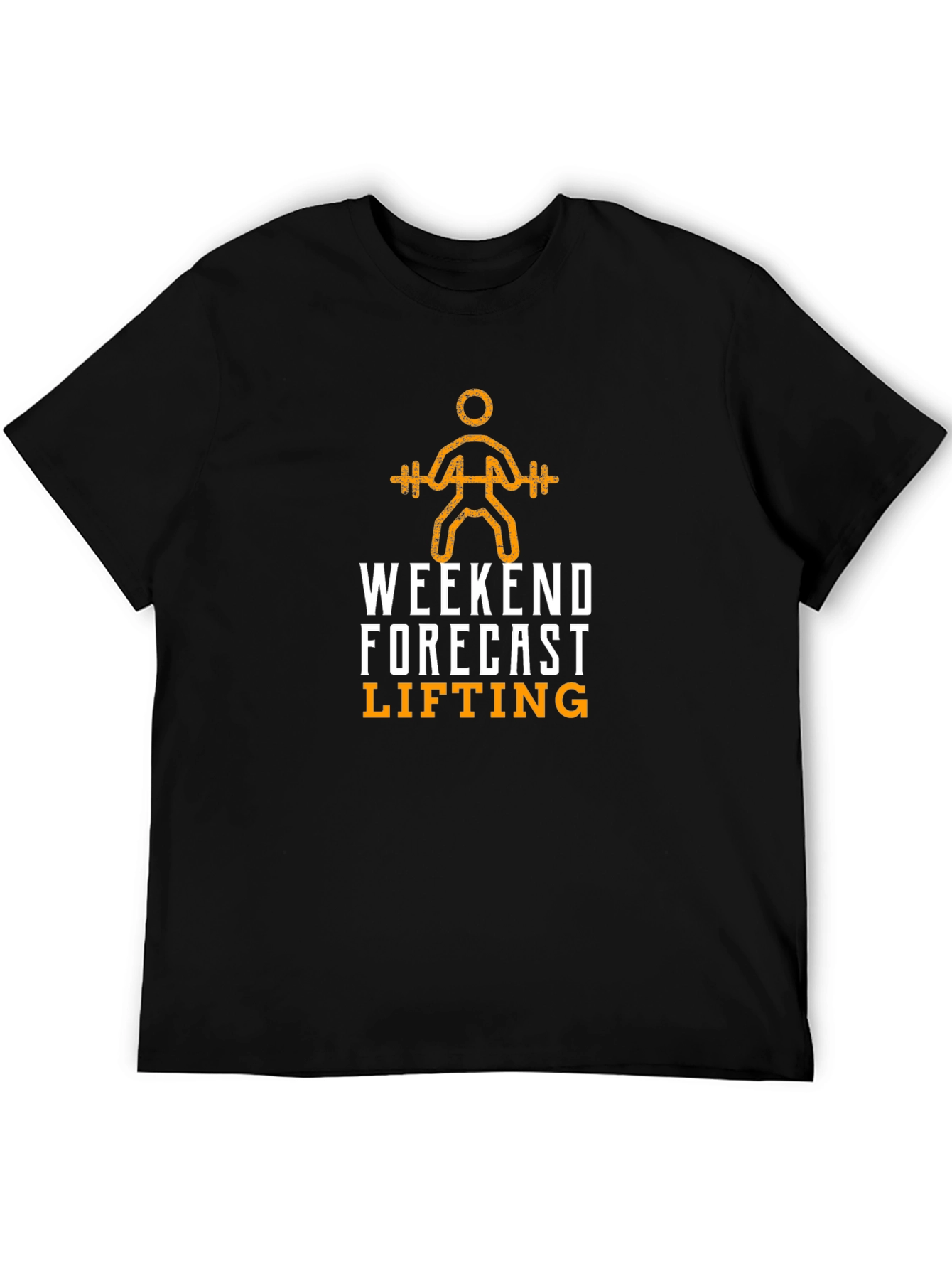 Weekend Forecast Lifting Black T-Shirt