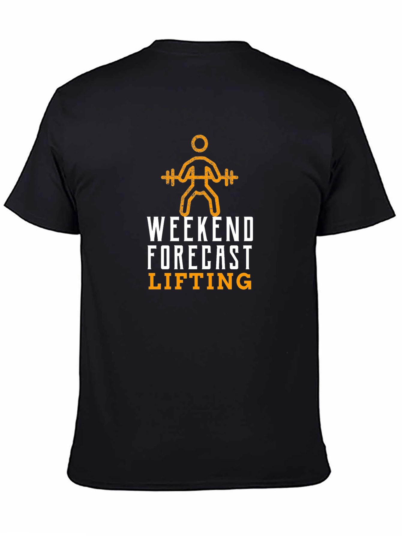 Weekend Forecast Lifting Black T-Shirt