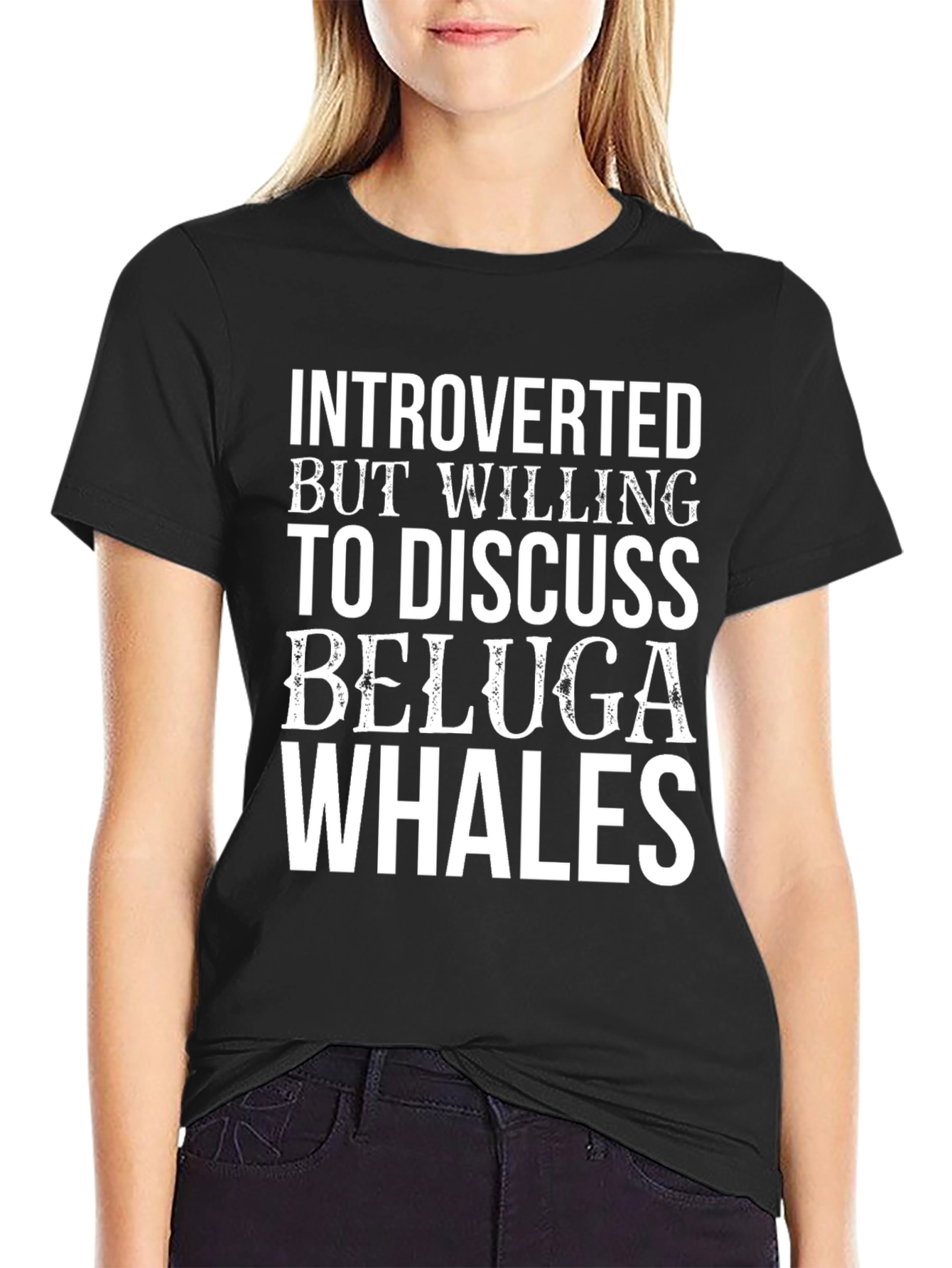 Introverted Beluga Whale T-Shirt