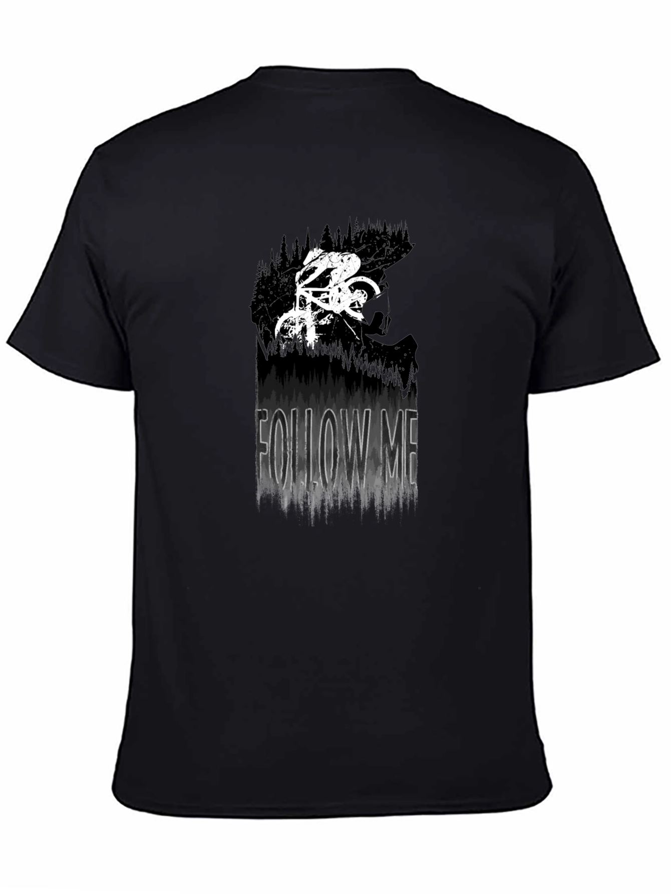 Follow Me Mountain Biker Graphic Tee