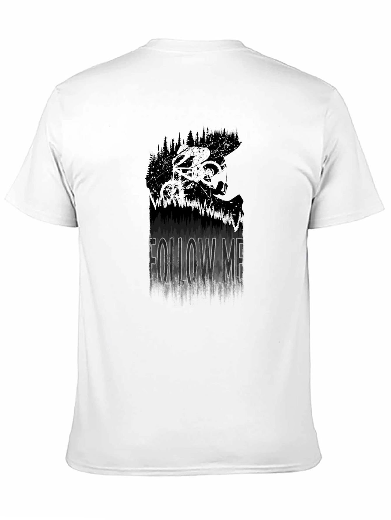 Follow Me Mountain Biker Graphic Tee