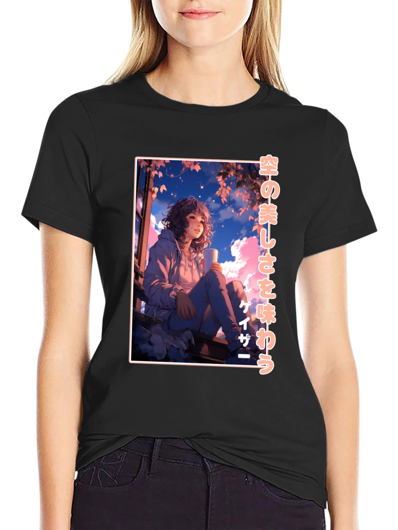 Anime Girl Graphic Tee