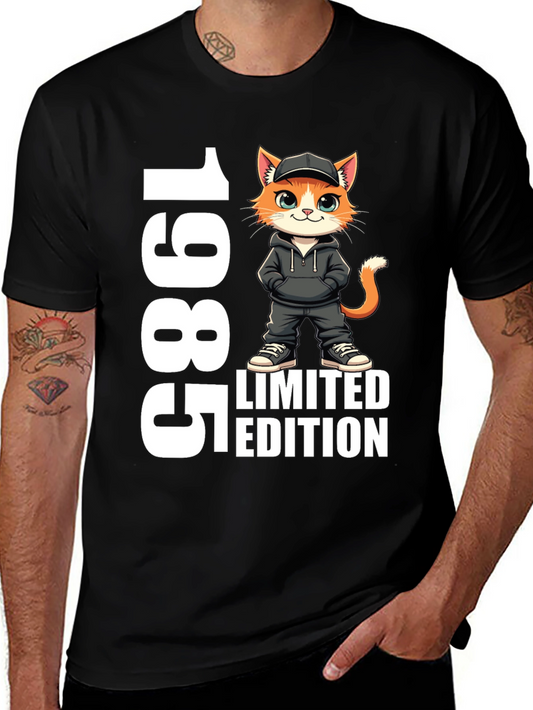 1985 Limited Edition Cat Graphic Tee