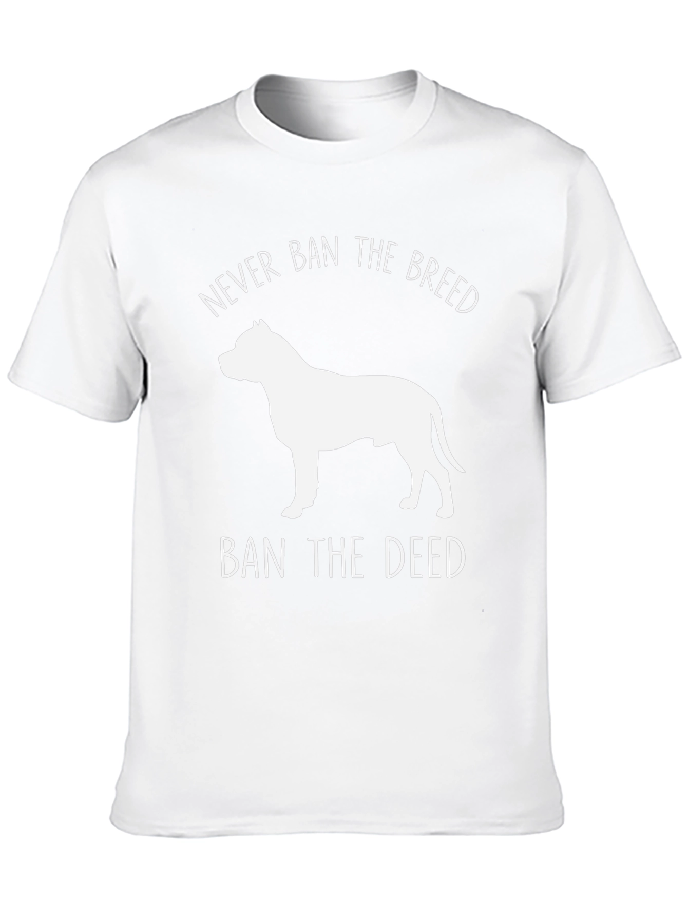 Never Ban The Breed Dog Graphic Tee