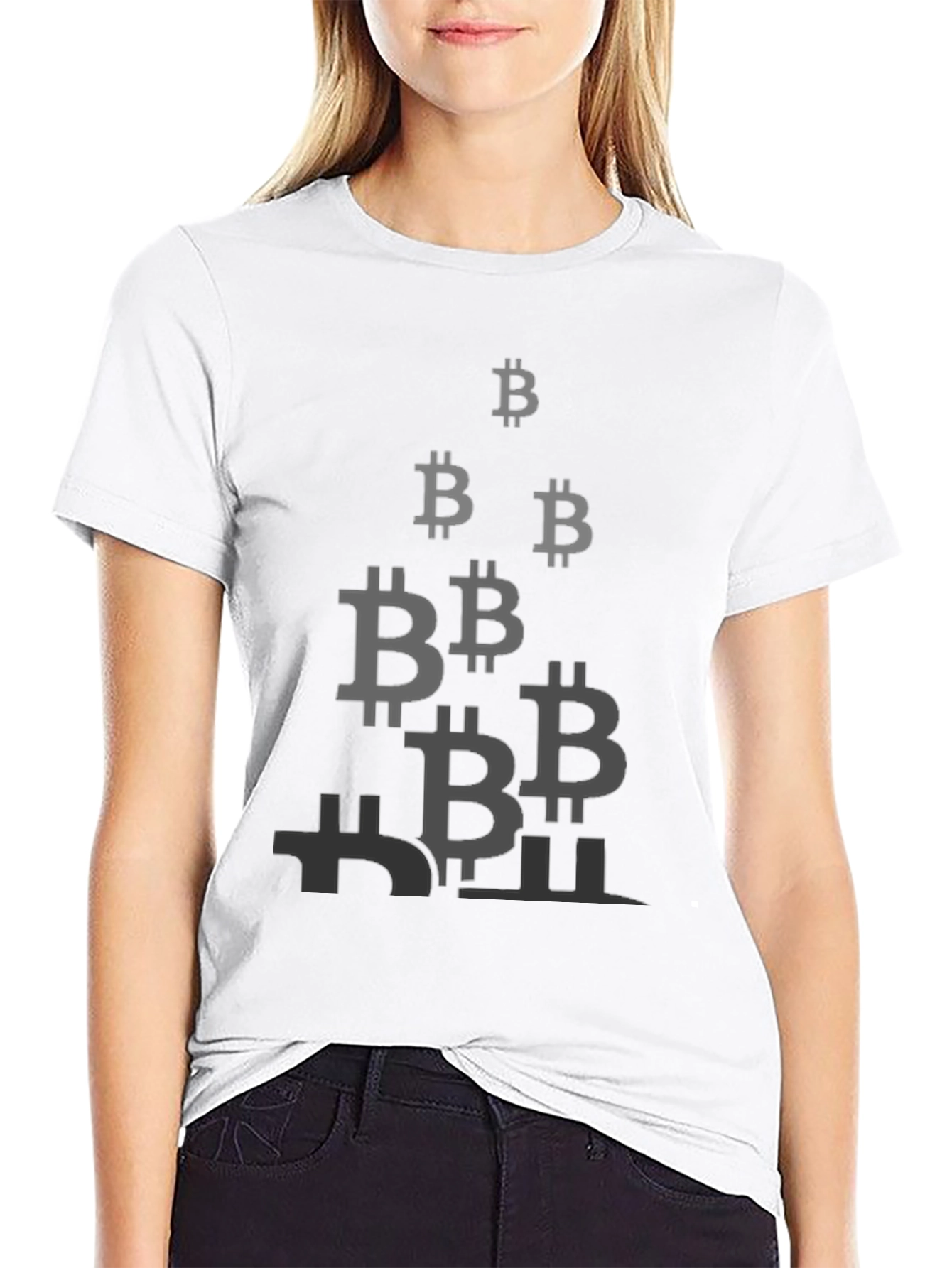 Bitcoin Symbol T-Shirt - Black Crypto Tee
