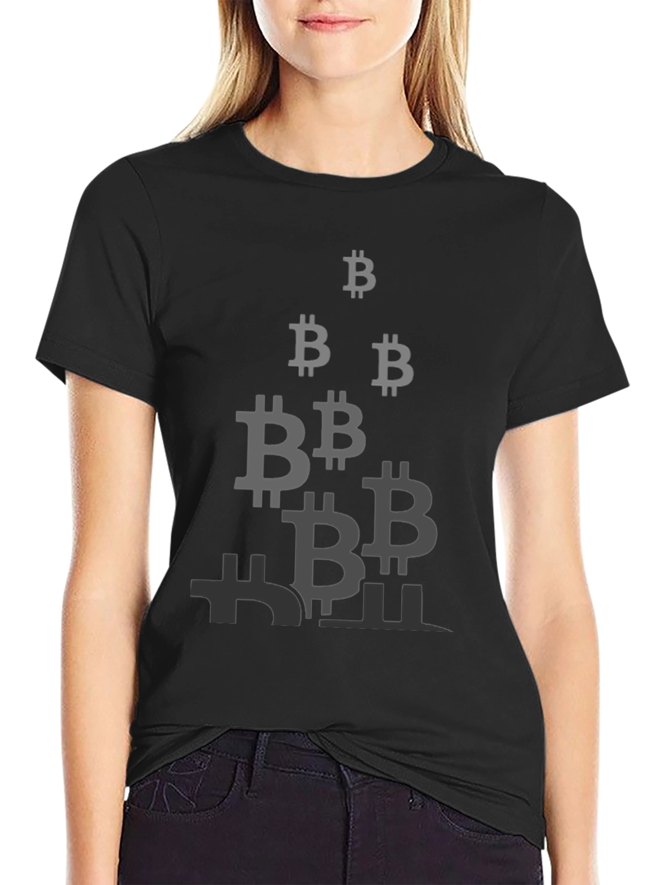Bitcoin Symbol T-Shirt - Black Crypto Tee