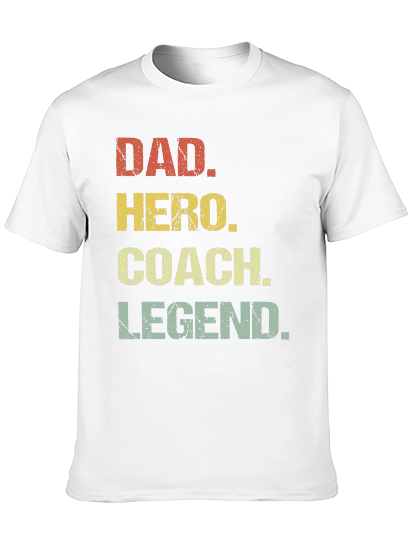 Dad Hero Coach Legend Graphic Tee