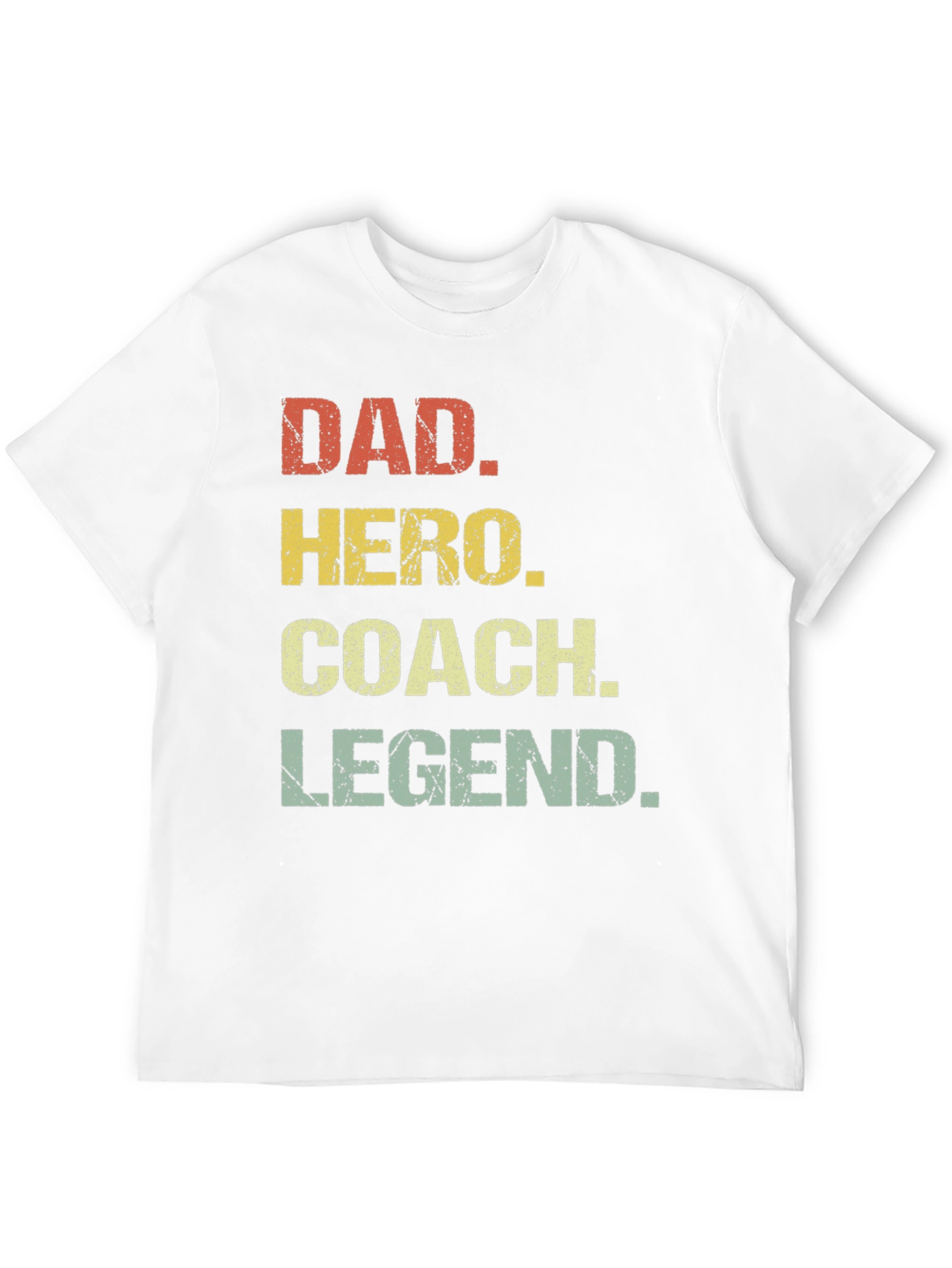 Dad Hero Coach Legend Graphic Tee