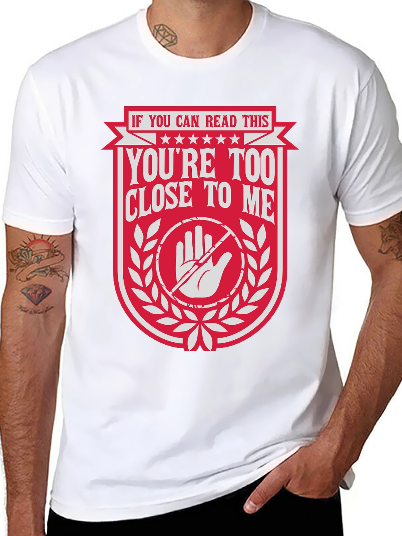 Youre Too Close T-Shirt: Funny Social Distancing Tee
