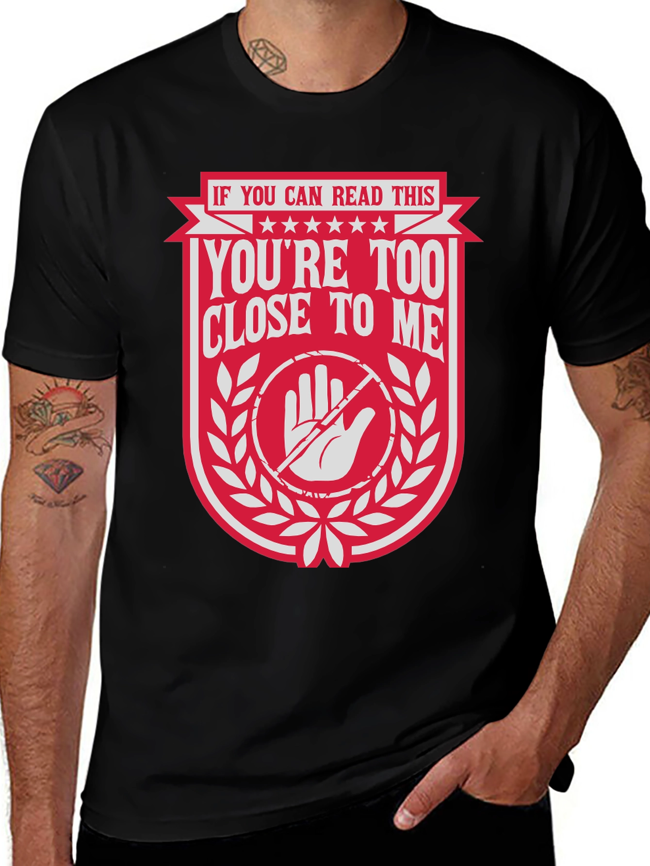 Youre Too Close T-Shirt: Funny Social Distancing Tee