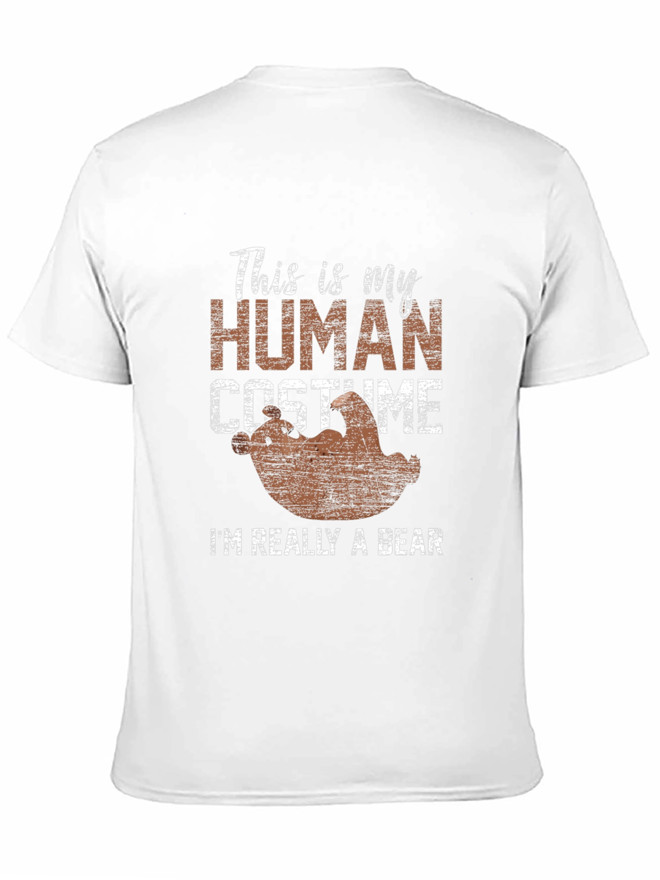 This Is My Human Costume Bear T-Shirt